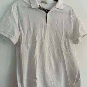 Burberry Classic White Polo Shirt